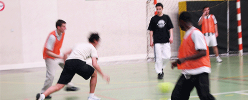 Activité Foot en salle à l'IUT de La Roche-sur-Yon